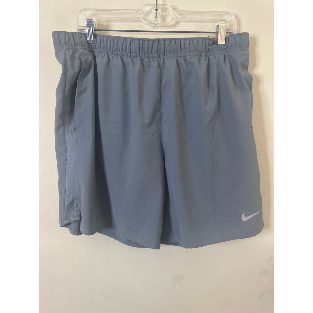 Nike Dri-Fit Challenger 7” Brief-Lined Running Shorts Gray Lightweight Men's L o